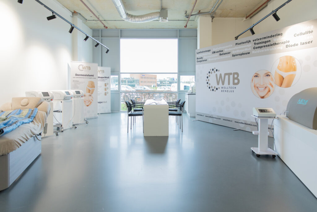 Showroom WellTech Benelux overzicht